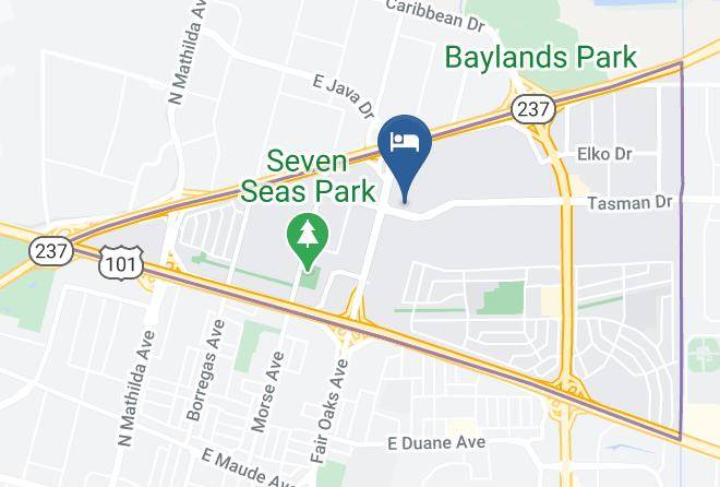 Santa Clara - Global Luxury Suites In Sunnyvale Maps
