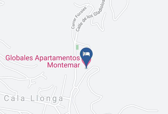 Baleares - Globales Apartamentos Montemar Maps