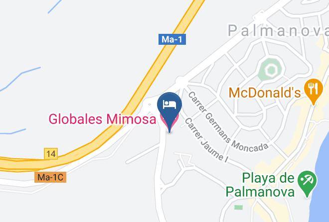 Baleares - Globales Mimosa Maps