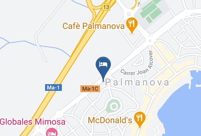 Globales Palmanova Palace Map