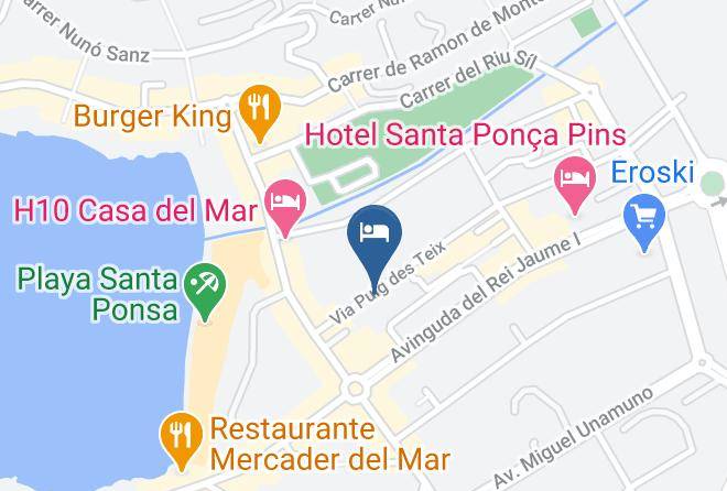Baleares - Globales Playa Santa Ponsa Maps
