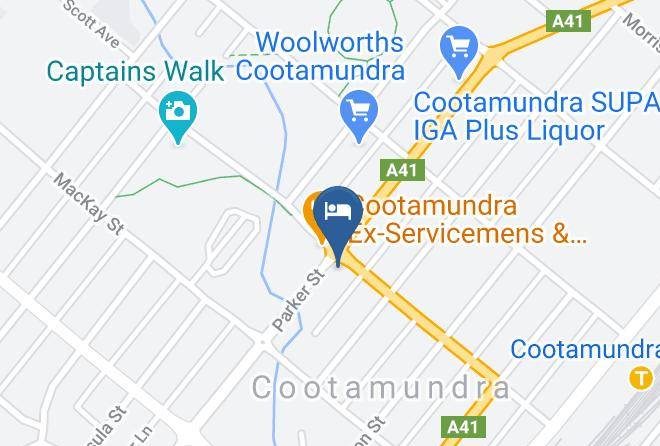 Gundagai - Globe Hotel Cootamundra Maps