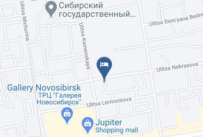 Novosibirsk - Globe Hotel Maps