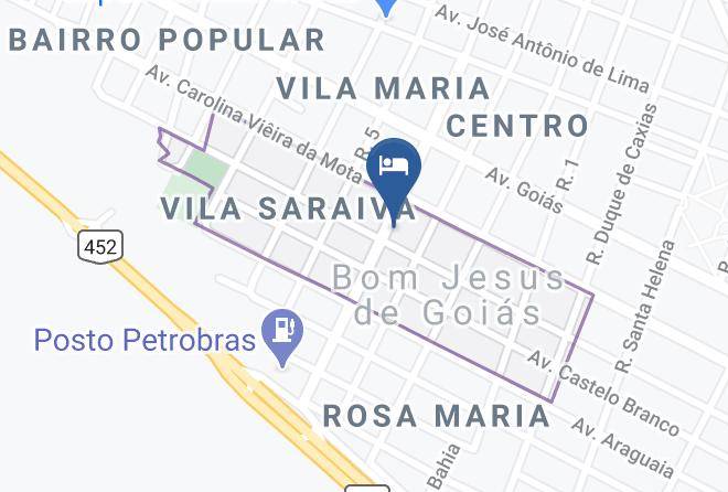 Bom Jesus De Goias - Globo Hotel Maps