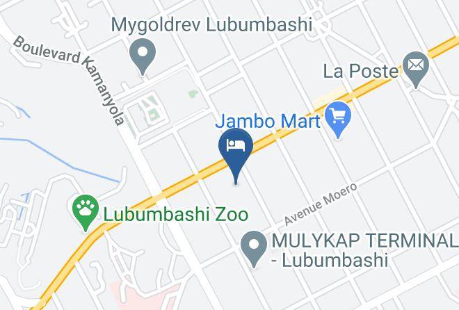 Lubumbashi - Gloria Inn Maps
