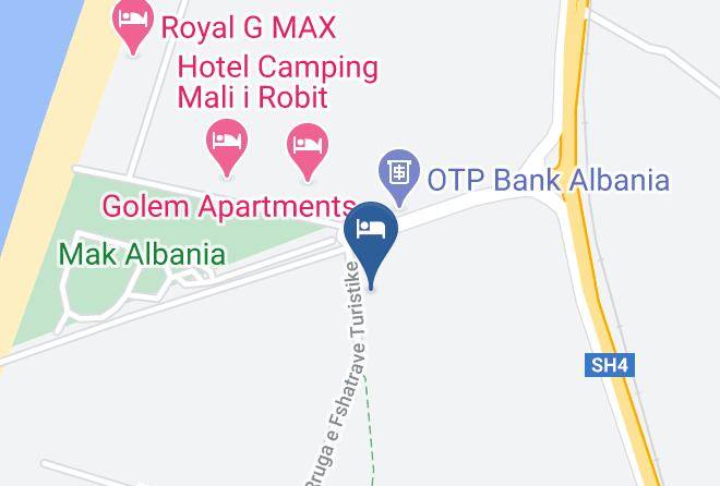 Kavaje - Gloria Palace Hotel Maps