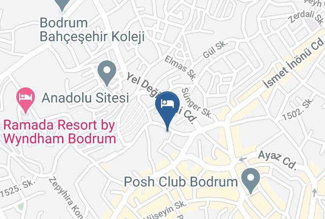 Bodrum - Gloriatibi Jarra Hotel Maps