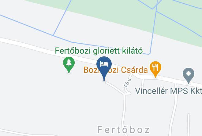 Fertrboz - Gloriett Panzio Maps