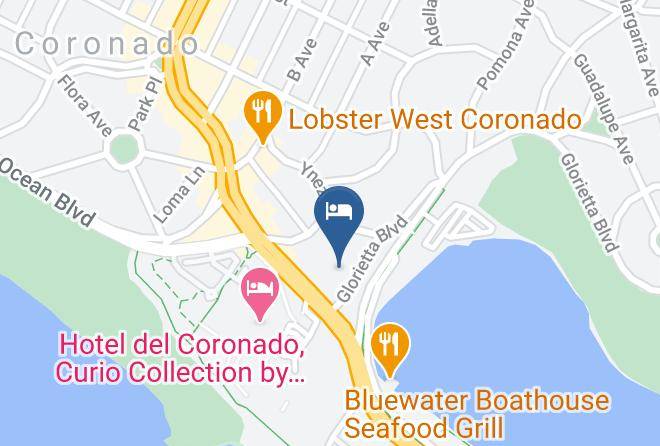 San Diego - Glorietta Bay Inn Maps