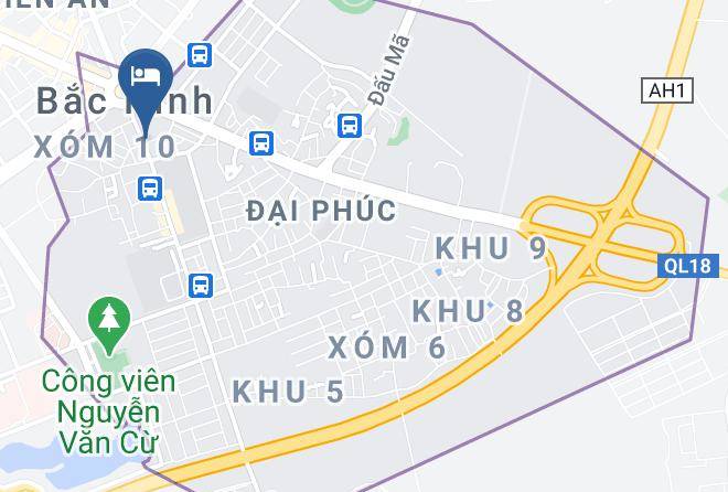 Bc Ninh - Glory Hotel Maps
