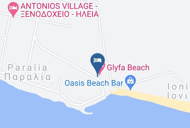 Glyfa Beach Hotel Restaurant Map