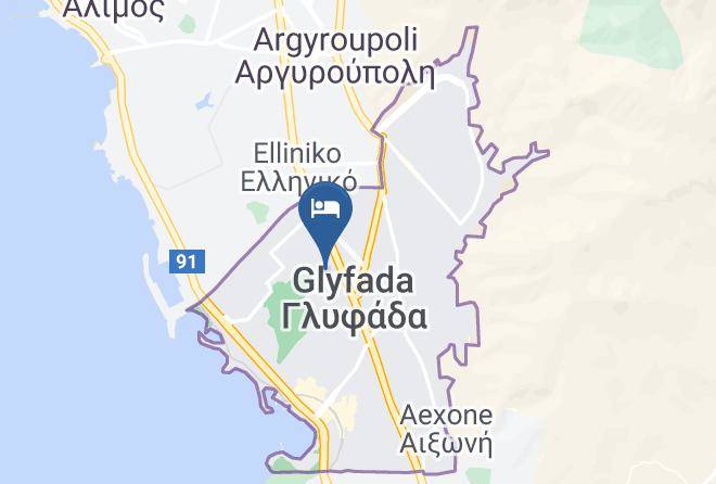 South Athens - Glyfada Luxury Maps