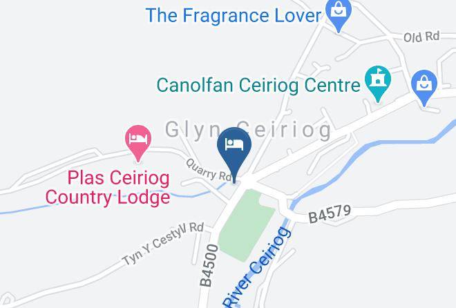 Wrexham - Glyn Valley Hotel Maps