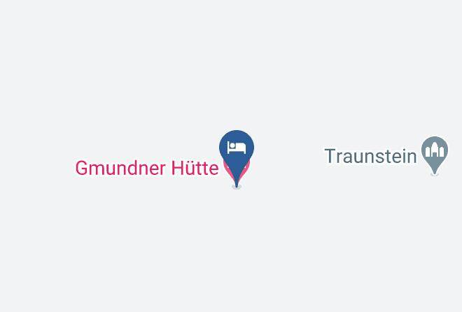 Gmunden - Gmundner Hutte Maps