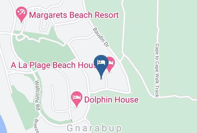 Augusta Margaret River - Gnarabup Rock Pool Margaret River Maps