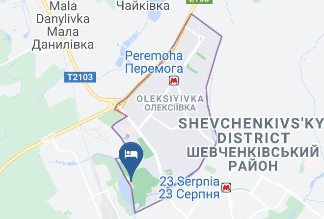 Kharkiv - Gnezdo Gluharya Hotel Maps