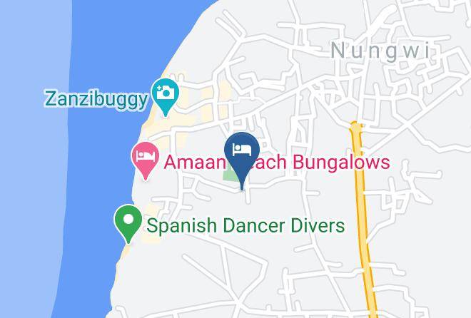 Zansibar North Central - Goasis Nungwi Zanzibar Maps