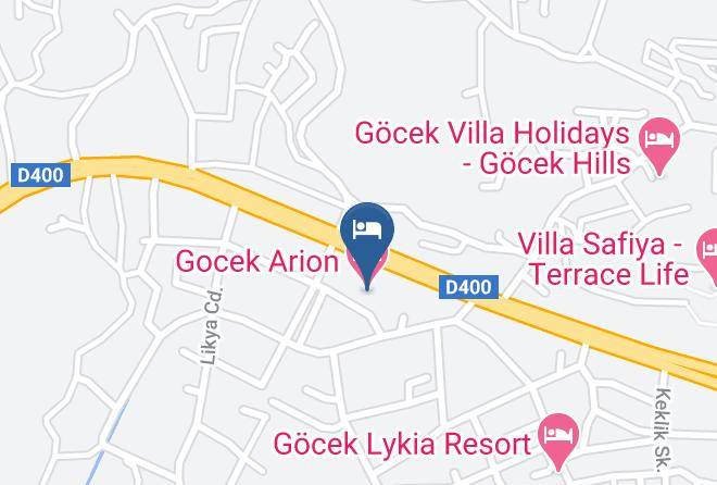 Fethiye - Gocek Arion Hotel Maps