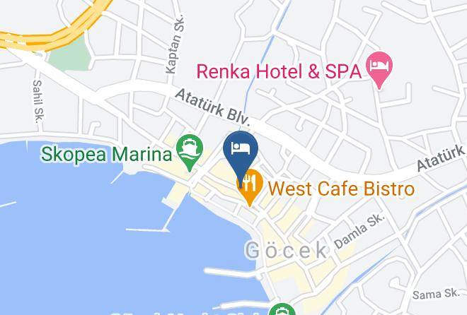 Fethiye - Unlu Otel Maps