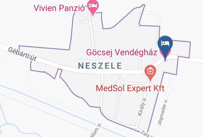 Zalaegerszeg - Gocsej Vendeghaz Maps