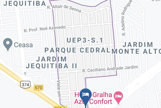 Presidente Prudente - Godoy Palace Hotel Maps