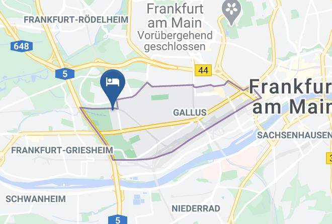 Frankfurt Am Main - Goethe Business Hotel Frankfurt Maps