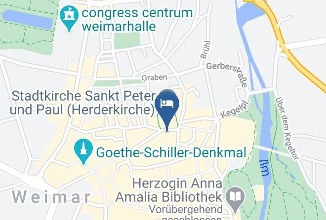 Weimar - Goethezimmer Herderplatz Maps
