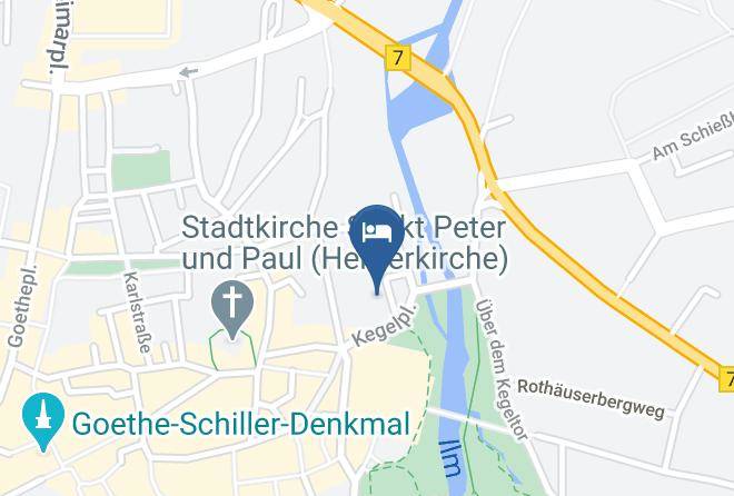 Weimar - Goethezimmer Kegelplatz Maps