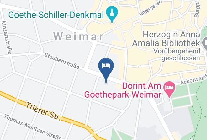 Weimar - Goethezimmer Notenbank Maps