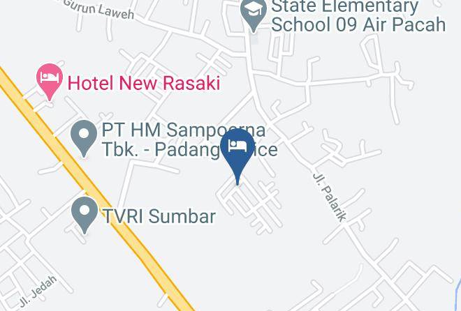 Kota Padang - Goha Homestay Padang Maps