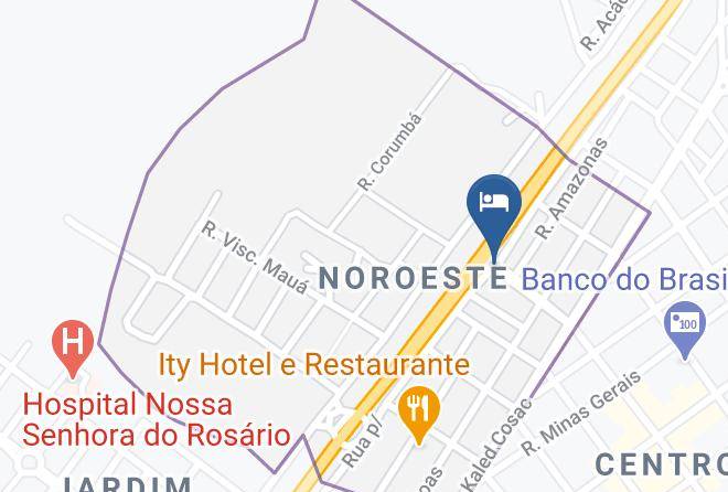 Cristalina - Goias Hotel Maps