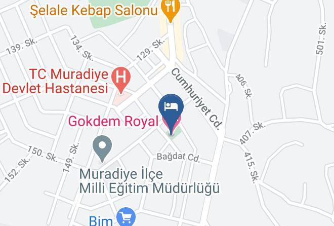 Muradiye - Gokdem Royal Hotel Maps