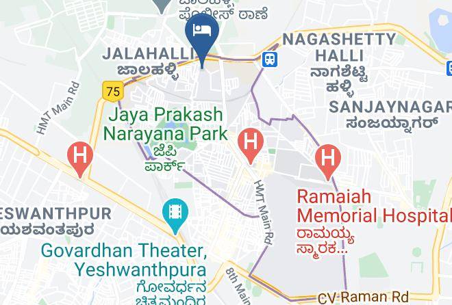 Bengaluru - Gokulam Grand Hotel And Spa Maps