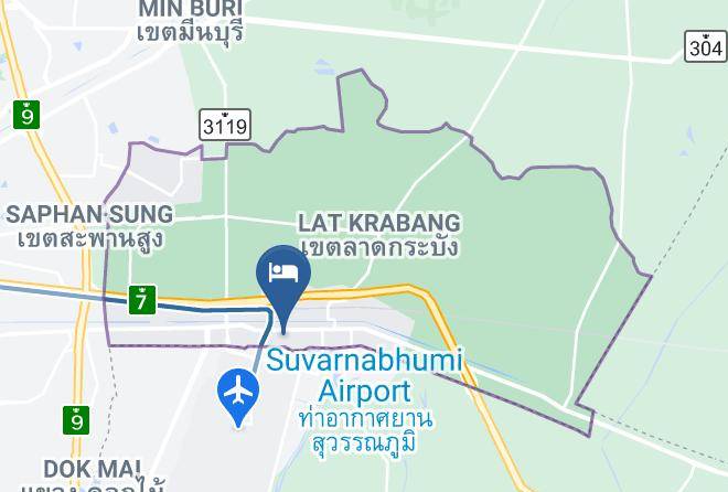 Lat Krabang District - Gold Airport Suites Maps