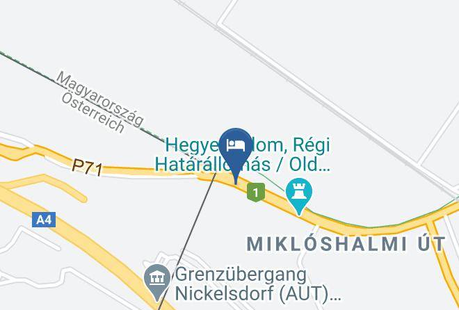 Hegyeshalom - Gold Bar Panzio Maps