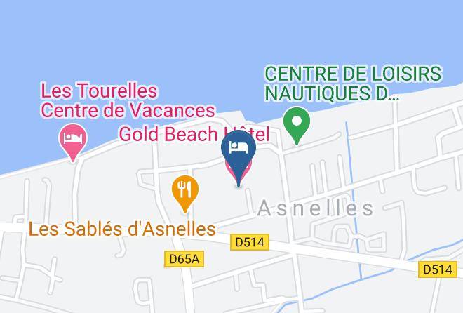 Calvados - Gold Beach Hotel Maps