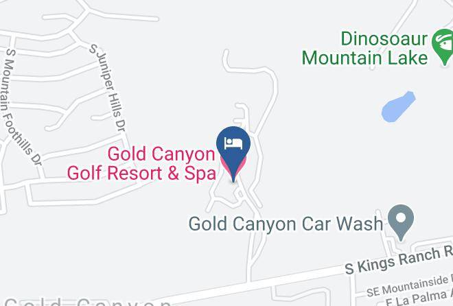 Pinal - Gold Canyon Golf Resort & Spa Maps