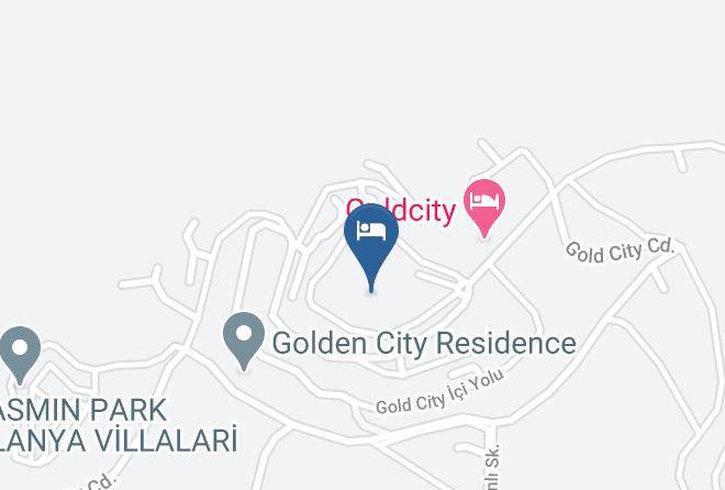 Goldcity Map - Antalya - Alanya