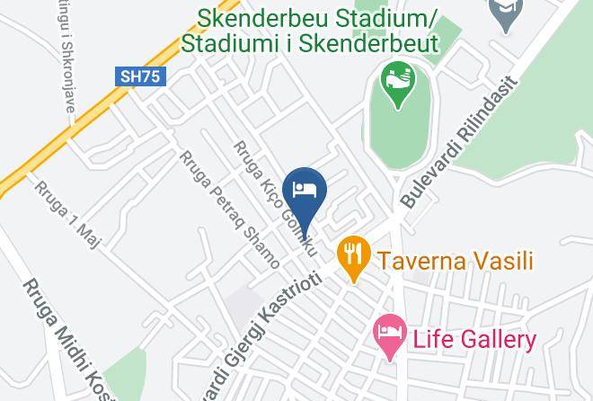 Korce - Gold Hotel Maps