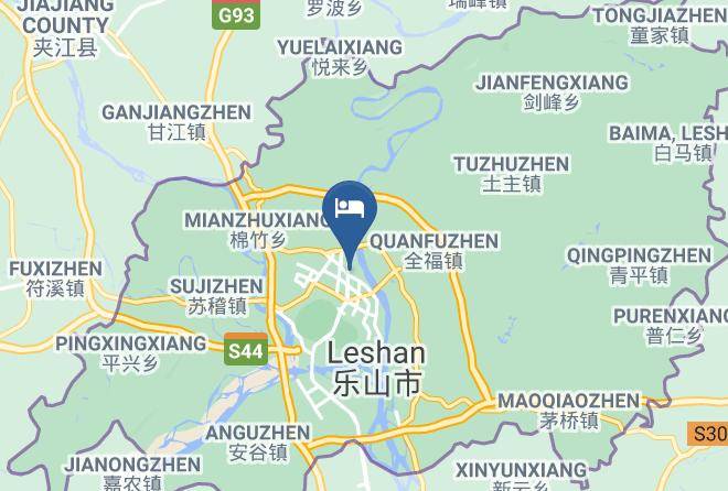 Leshan - Gold Hotel Maps