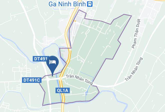 Gold Hotel Ninh Binh Map