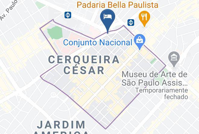 Sao Paulo Jardim Paulista - Gold Hotel Maps