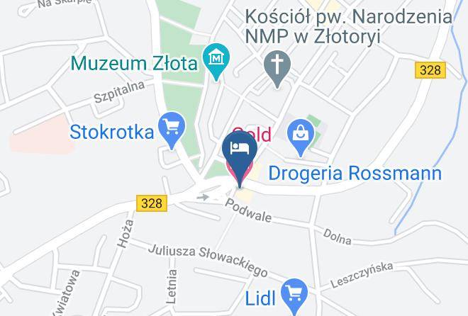 Zlotoryjski - Gold Hotel Maps