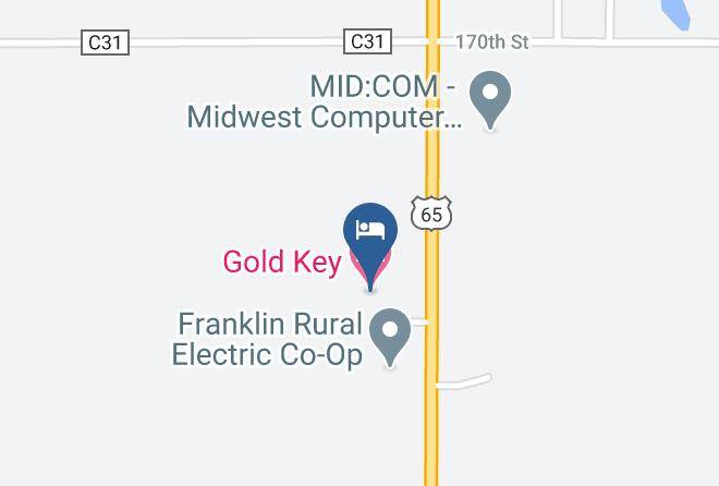 Franklin - Gold Key Motel Maps