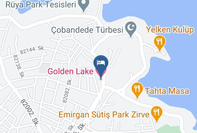 Cukurova - Golden Lake Hotel Maps