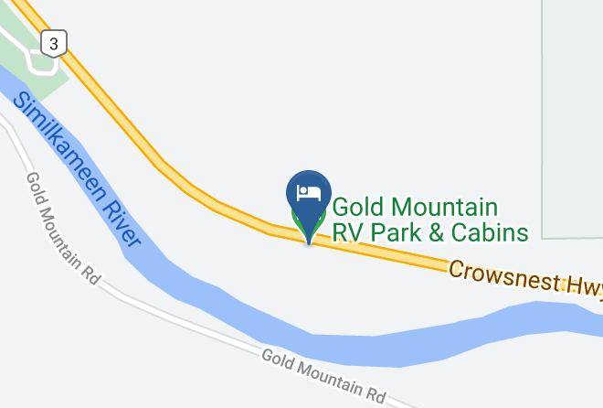 Okanagan Similkameen - Gold Mountain R V Park & Cabins Maps