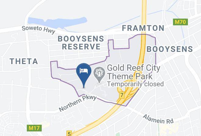 City Of Johannesburg - Gold Reef City Theme Park Hotel Maps