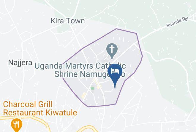 Kampala Cityncil - Gold Rock Hotel Maps