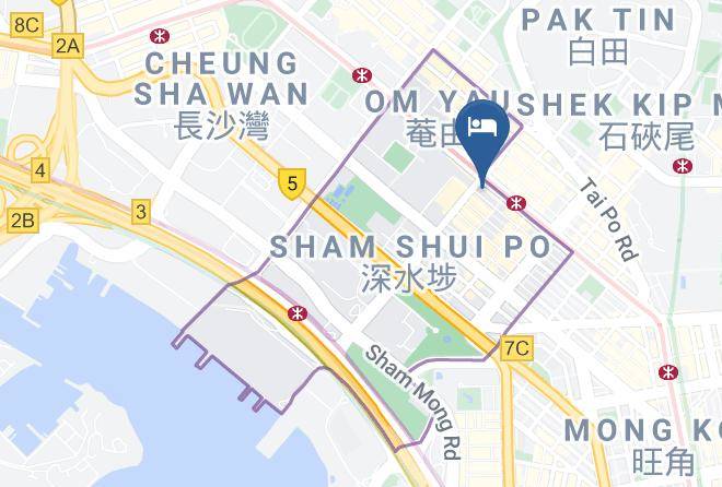 Kowloon - Gold Star Hotel Maps