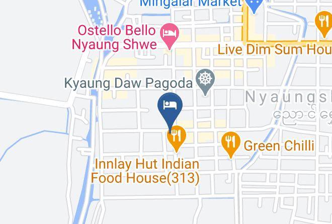 Taunggyi - Gold Star Hotel Maps